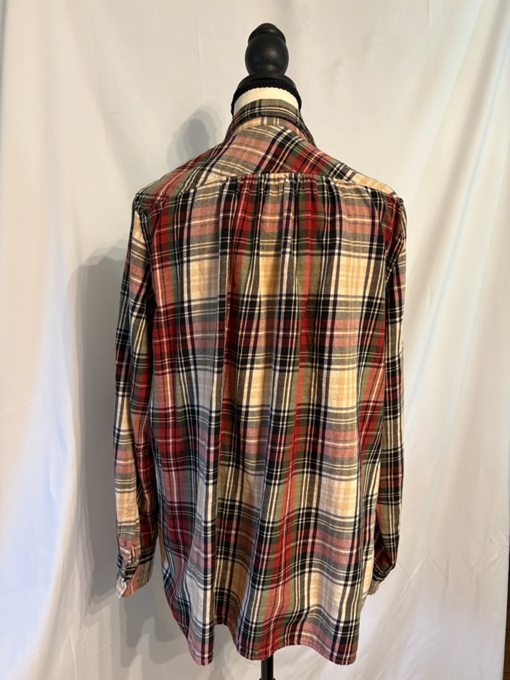 Ralph Lauren Denim & Supply Plaid Button-Up in Red, Black & Green 100%Cotton. - Picture 2 of 9